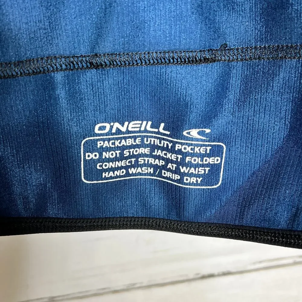 O’Neill Supertech Full Zip Packable Jacket Black Size Medium